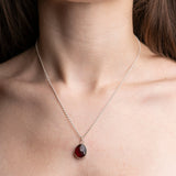 Effortless Style: Pink Tourmaline Pendant Necklace