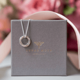 Anniversary Gift – Russian Ring Necklace in Sterling Silver