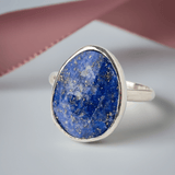 Anniversary Gift: Lapis Lazuli Ring | Symbol of Truth & Strength