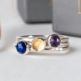 Anniversary Gift: Cosmos Stacking Ring Set | Symbol of Love & Growth