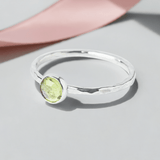 Peridot Birthstone Ring | Unique August Birthday Gift