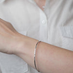 Sterling Silver Bangle worn on model video 